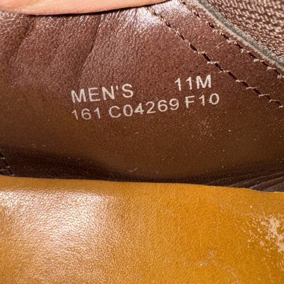 Cole Haan Zeno Leather Split Toe Slip On Shoes Brown Men’s Size 11M‎ - Picture 8 of 8